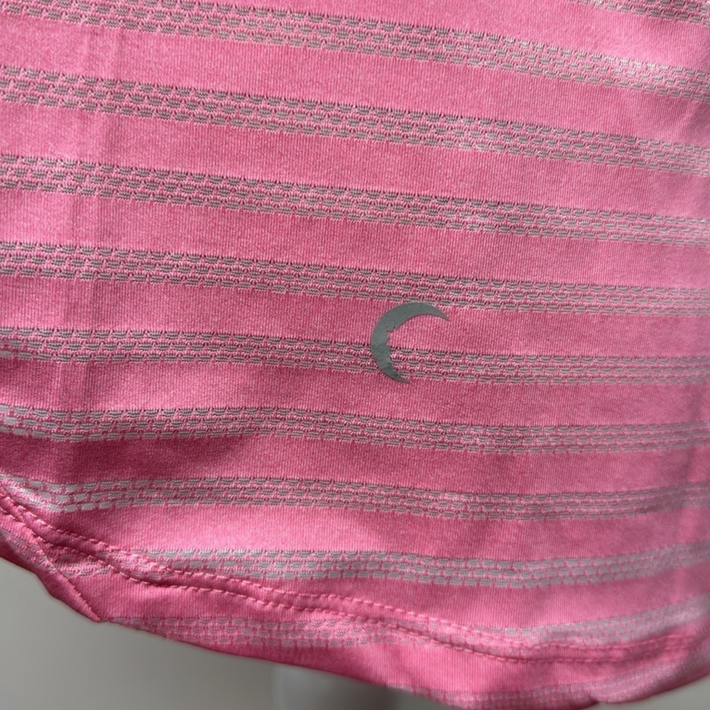 ZYIA Pink Striped Racerback Tank Top - Picture 8 of 10